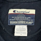 Reverse Weave Champion College Sweatshirt - Medium Black Cotton Blend