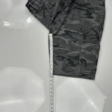 American Eagle Camo Cargo Shorts - 31W 11L Gray Cotton