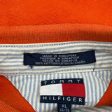 Tommy Hilfiger Polo Shirt - XL Orange Cotton