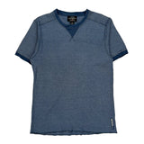 Ralph Lauren T-Shirt - Large Blue Cotton Blend