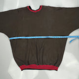 New York Unbranded Graphic Sweatshirt - 2XL Brown Cotton