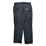 Carhartt Cargo Trousers - 31W 28L Grey Cotton