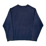 Nike Sweatshirt - Large Blue Cotton