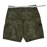 Wrangler Camo Cargo Shorts - 34W 10L Camo Cotton