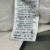 Carhartt Carpenter Trousers - 32W 34L Green Cotton