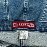 Reserve Denim Shorts - 34W 11L Blue Cotton