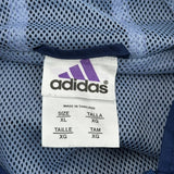 Adidas Windbreaker - XL Blue Polyester