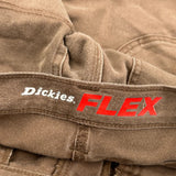 Dickies Cargo Pants - 32W 32L Brown Cotton Blend