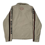 Motorcycle Harley Davidson Fleece Jacket - XL Cream Polyester