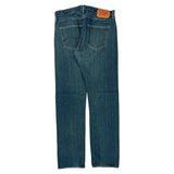 501 Levis Jeans - 33W 34L Blue Cotton