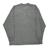Carhartt Long Sleeve T-Shirt - 2XL Grey Cotton