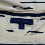 Tommy Hilfiger Striped T-Shirt - XL Yellow Cotton