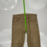 Levis 501 Jeans - 35W 31L Brown Cotton