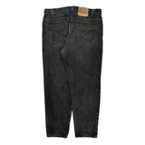 Levis Jeans - 36W 30L Black Cotton