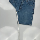 Wrangler Cargo Denim Shorts - 34W 10L Blue Cotton