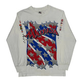 Madusa Monster Jam Graphic Long Sleeve T-Shirt - Small Blue Cotton
