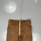Unbranded Cargo Trousers - 36W 29L Brown Cotton