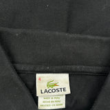Lacoste Polo Shirt - Medium Black Cotton