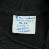 Reverse Weave Champion Sweatshirt - Small Black Cotton