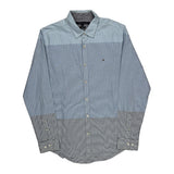 Tommy Hilfiger Checked Shirt - Large Blue Cotton