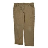 Wrangler Carpenter Trousers - 37W 32L Beige Cotton