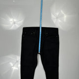 Levis Jeans - 36W 30L Black Cotton