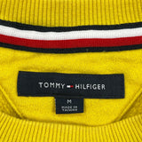 Tommy Hilfiger Sweatshirt - Medium Yellow Cotton Blend