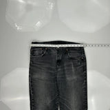 501 Levis Jeans - 33W 31L Gray Denim