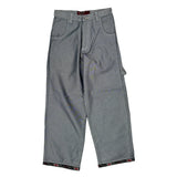 Bad Mad Hip Hop Carpenter Trousers - 26W UK 6 Grey Cotton