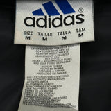 Adidas Striped Windbreaker - Medium Black Nylon