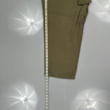 Cabelas Cargo Trousers - 40W 21L Khaki Cotton