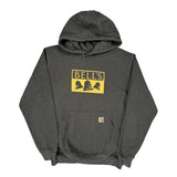 Bell'S Logo Carhartt Hoodie - Large Grey Cotton Blend