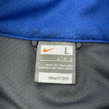 Nike Long Sleeve T-Shirt - Large Gray Polyester