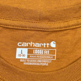 Carhartt T-Shirt - Large Orange Cotton