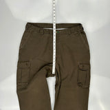 Tommy Hilfiger Cargo Trousers - 34W 30L Brown Cotton
