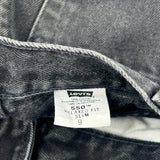 Age 9 Levis Slim Jeans - Medium Black Cotton