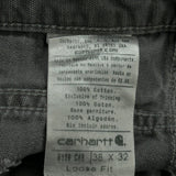 Carhartt Carpenter Pants - 36W 31L Gray Cotton