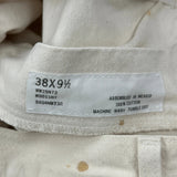 Unbranded Carpenter Shorts - 38W 10L Cream Cotton