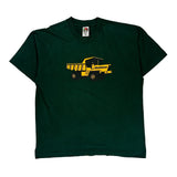 Workhorse Fruit Of The Loom Graphic T-Shirt - XL Green Cotton Blend