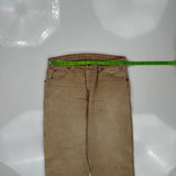 Dickies Carpenter Trousers - 32W 30L Brown Cotton