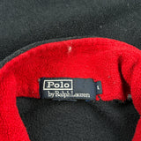Polo By Ralph Lauren Fleece 1/4 Zip - Large Navy Cotton