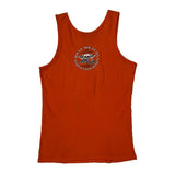Rocky Mountain Harley Davidson Graphic Tank Top - Large Orange Cotton