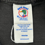 Duck Head Single Stitch T-Shirt - XL Black Cotton