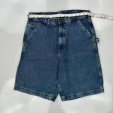 Unbranded Carpenter Shorts - 34W 10L Blue Cotton