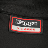 Kappa Polo Shirt - XL Black Cotton