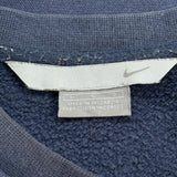 Nike Sweatshirt - Large Blue Cotton
