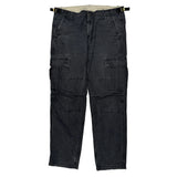 Carhartt Cargo Trousers - 36W 30L Black Cotton