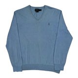 Polo By Ralph Lauren Jumper - Large Blue Cotton