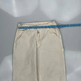 Carhartt Carpenter Trousers - 28W 31L Beige Cotton