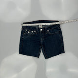 True Religion Denim Shorts - 29W US 4 Dark Wash Cotton